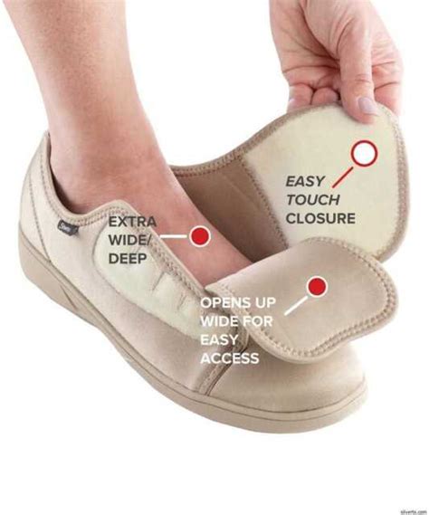 Women Extra Wide & Deep Shoes Slip Resistant Lightweight Swollen Feet or Ankles | eBay