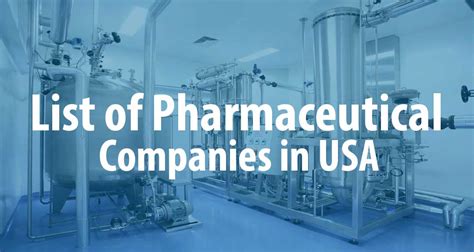 List of Pharmaceutical Companies in United States of America - Pharmap...