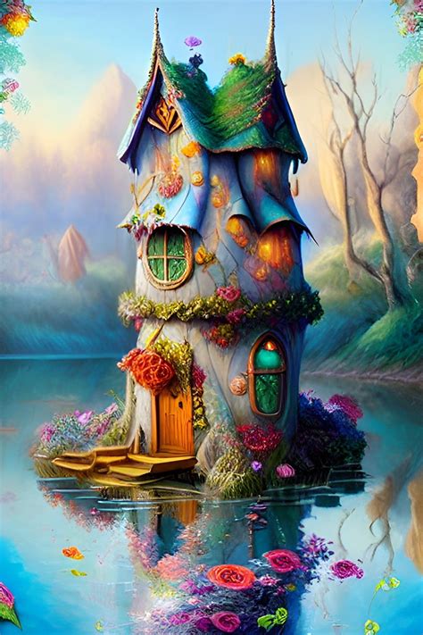 Fairytale Houses, Fairy Houses, Fantasy House, Fantasy Fairy, Beautiful Fantasy Art, Fairy Land ...