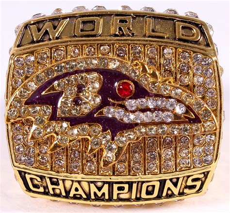 Baltimore Ravens High Quality Replica 2000 Super Bowl XXXV Championship Ring | Pristine Auction