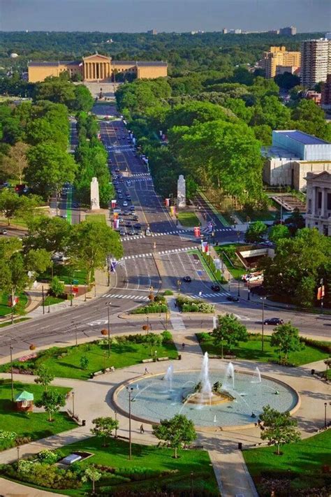 Aerial View of Urban Landscape Architecture