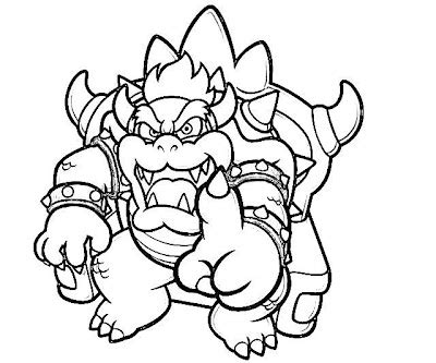 Mario Bros Characters Coloring Pages at GetDrawings | Free download