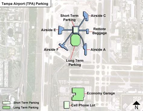 Tampa Airport Parking | TPA Airport Long Term Parking Rates & Map