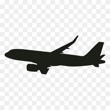 Airplane Boeing 737, Plane, angle, airplane, silhouette png | PNGWing