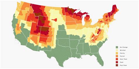 This Fall Foliage Map Predicts Exactly When the Leaves Will Change in Your Area