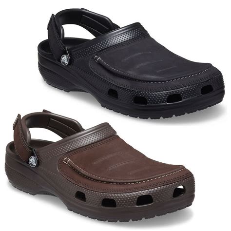 Mens Clogs, Leather Clogs, Leather Men, Leather Upper, Faux Leather, Crocs Outfit Men, Crocs Men ...