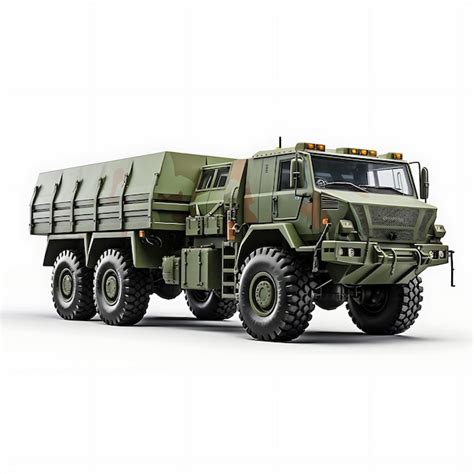 Premium AI Image | Isolated Troop Transport Transport Boxy Hull Forest ...