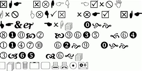 Wingdings 2 premium font buy and download