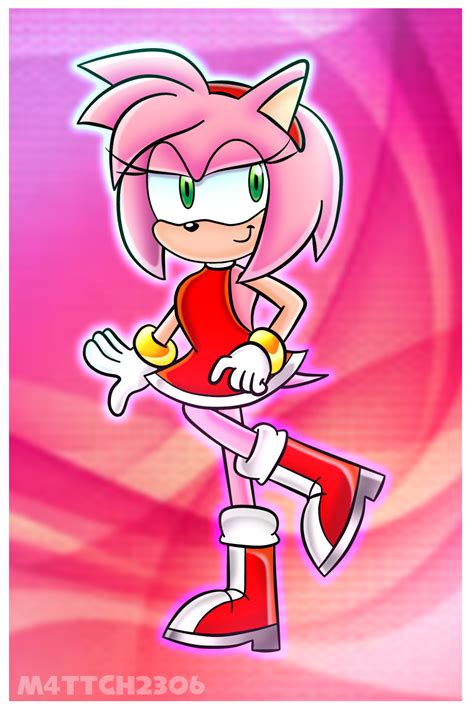 Amy Rose Fan Art 2 by M4ttCh2306 on DeviantArt