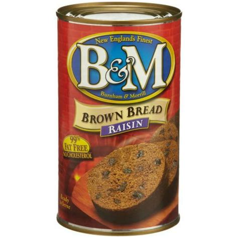 B&M Brown Bread with Raisins, 16-Ounce Cans (Pack of 6) - Walmart.com - Walmart.com