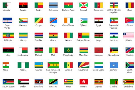 African Flags Printable