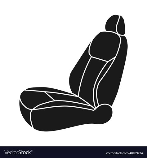 Car seat icon Royalty Free Vector Image - VectorStock