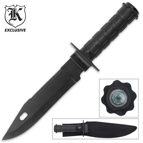 BUDK Hollow Handle Survival Knife | CHKadels.com | Survival & Camping Gear