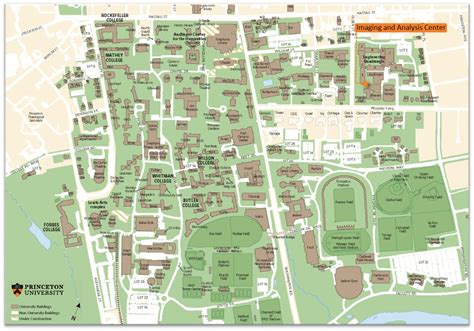 Princeton Univ Campus Map - Subway Map