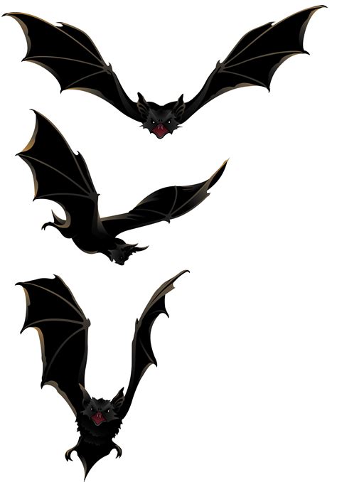 Halloween Clipart Watercolor - Bats Clipart (2946x4229), Png Download