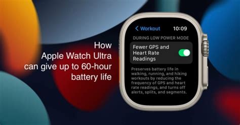 This is how Apple Watch Ultra can give up to 60-hour battery life ...