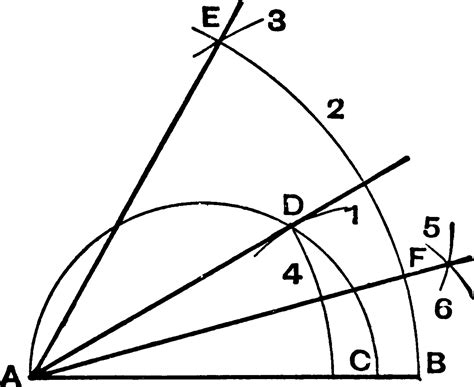 Construct Equilateral Triangle, vintage illustration. 13724239 Vector ...