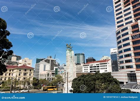 Wellington City War Memorial Statue Stock Photo - Image of island, wellington: 101377414