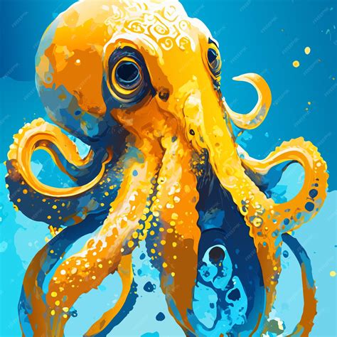 Premium Vector | Colorful octopus vector