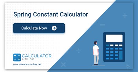 Spring Constant Calculator with Hooke's Law Equation