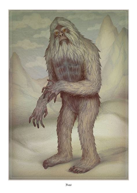 Yeti illustrated Encyclopedia of Cryptozoology by V L A D I M I R , via ...