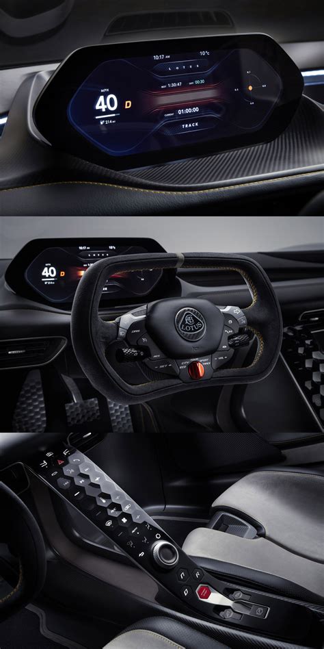 the interior and dashboard of a modern car