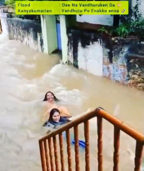 Old Video Of Residents Enjoying In Flood-Hit Kanyakumari Shared As ...