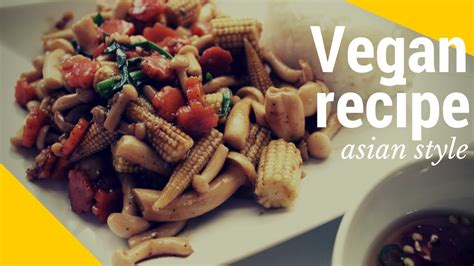 Vegetar wok - vegan recipe - vegetarian food Asian style - YouTube