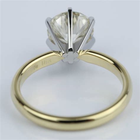 2 Carat Round Diamond Six-Prong Solitaire Engagement Ring