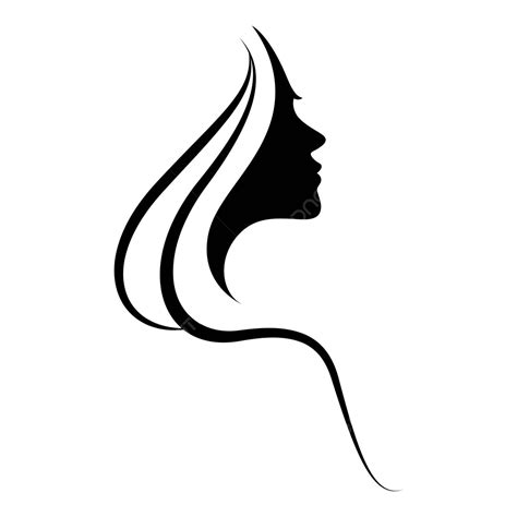 Woman Face Silhouette Illustration Vector Face Branding Vector, Vector, Face, Branding PNG and ...