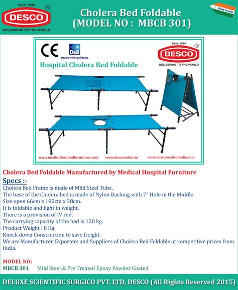 Foldable Cholera Bed Manufacturer, Supplier and Exporter India