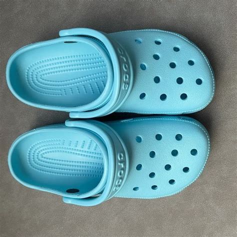 light blue crocs | Blue crocs, Crocs fashion, Purple crocs