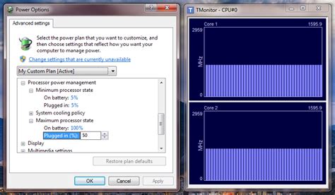 What Is Minimum And Maximum Processor State In Windows 7 Power ...