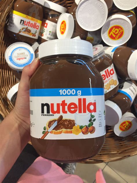 nutella 1kg Nutella Bottle, Drinks, Desserts, Food, Germany, Drinking, Tailgate Desserts ...