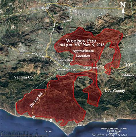 Wildfires near Thousand Oaks, California put over 100,000 homes under ...