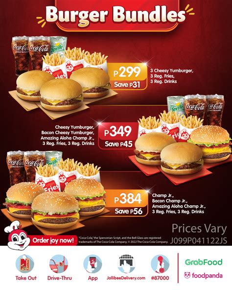 Save as Much as P56 on NEW Jollibee Burger Bundles – PROUD KURIPOT