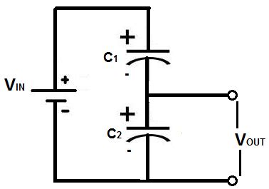 Capacitor Voltage Divider Calculator