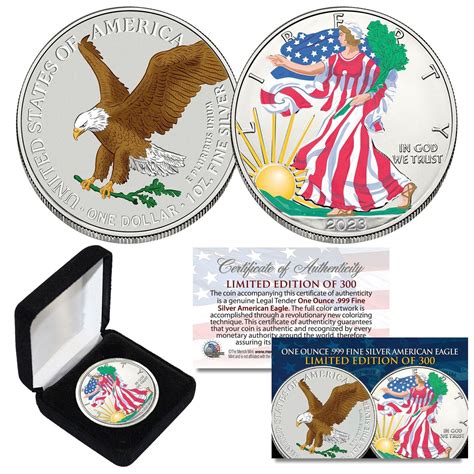 2023 Colorized 1 Oz. U.S. Silver Eagle