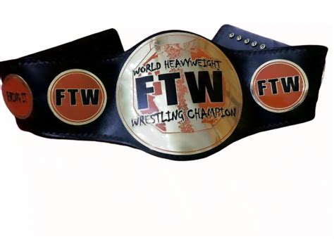 TAZ FTW World Heavyweight Wrestling Championship Belt Replica