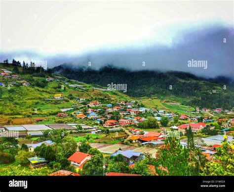 Mountain town of Kundasang, Sabah, Malaysia Stock Photo - Alamy