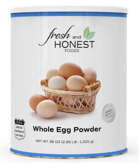 Dehydrated Whole Eggs - Fresh and Honest Foods