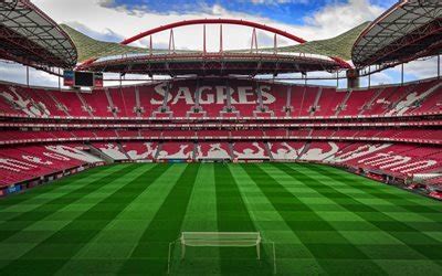 Download wallpapers Benfica Stadium, 4k, HDR, Estadio da Luz, empty stadium, football stadium ...