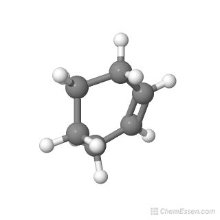 Chemical Structure of CYCLOHEXENE - C6H10 | Mol-Instincts