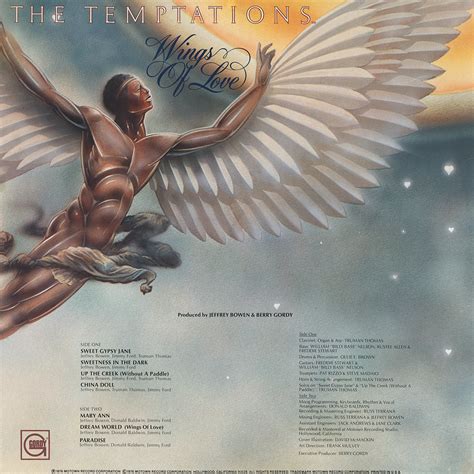 The Temptations – Wings of Love | Vinyl Album Covers.com