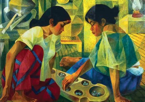 Vibrant Cubist Art by Vicente Manansala