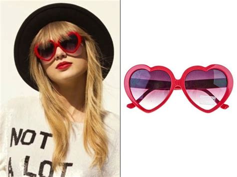 Taylor Swift Heart Sunglasses | Taylor Swift "22" Music Video Inspired Heart Shaped Sunglasses ...