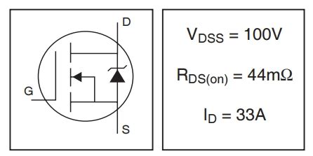 IRF540 N-Channel Power MOSFET: Features, Application Note, and more ...