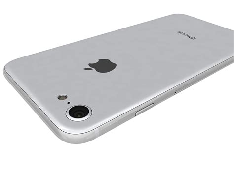 Apple iPhone 8 Silver - 3D Model by Rever_Art