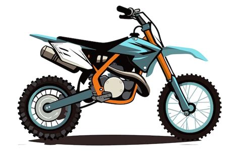 Dirt bike extreme sport vector illustration | Premium AI-generated vector