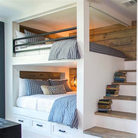 Built-in bunk beds by Fixer-Upper stars, Chip and Joanna Gaines ...